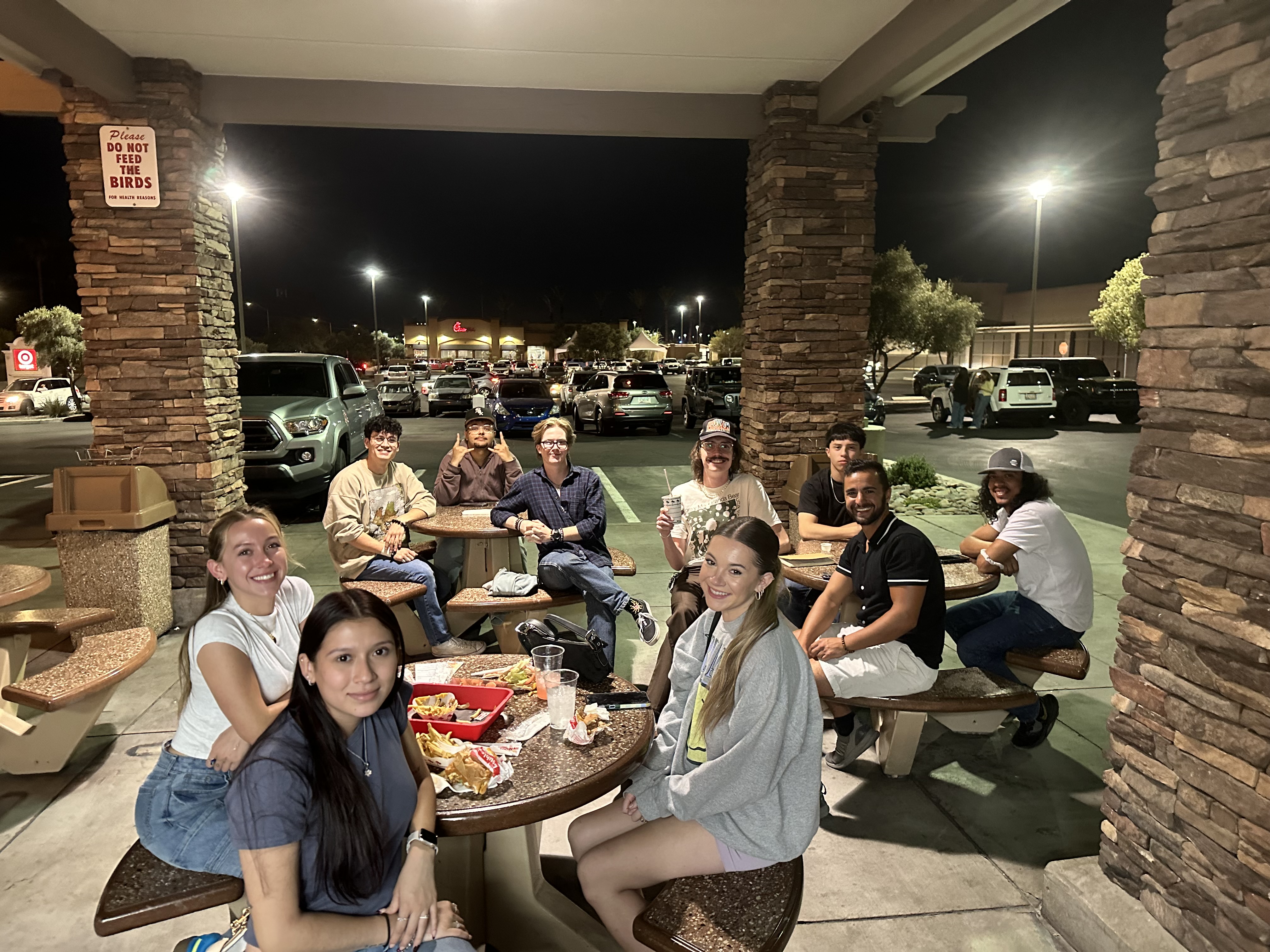 GEM Marketing Agency team bonding at dinner