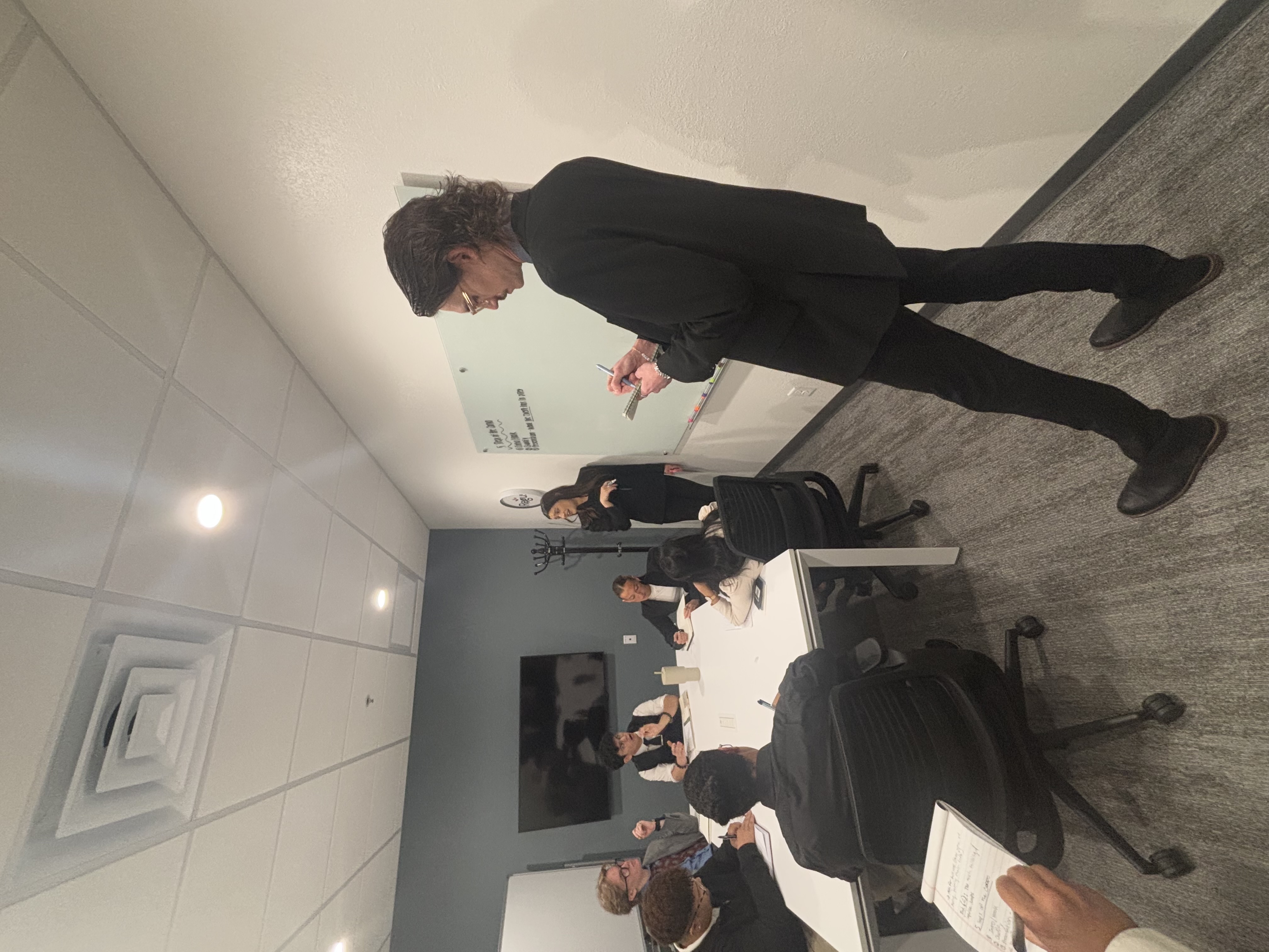 GEM Marketing Agency office training session